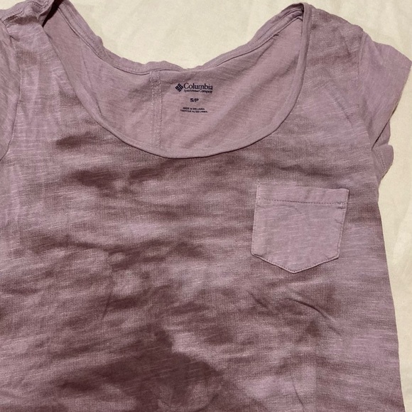 Columbia Purple Fitted Short Sleeve Tee - Picture 9 of 10
